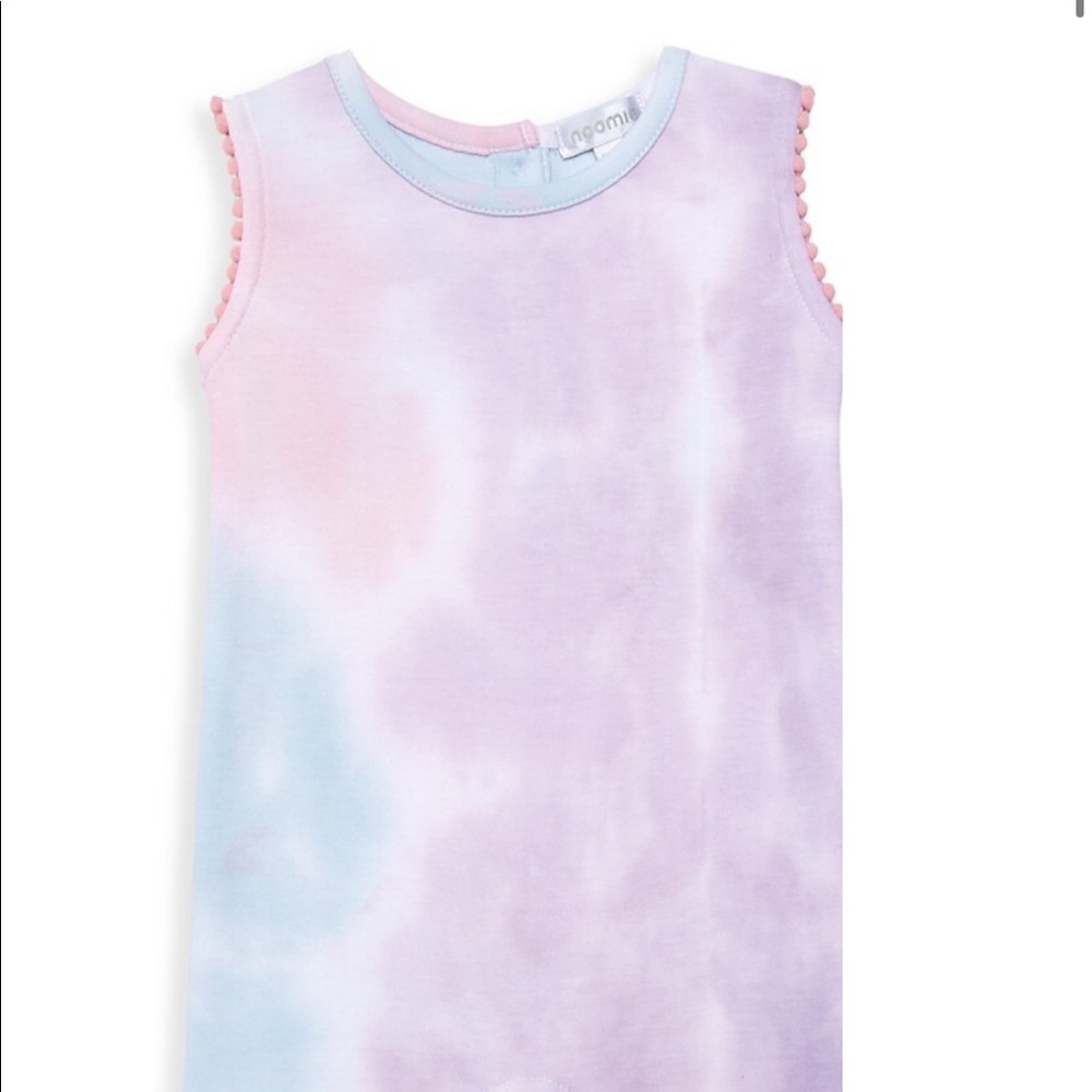 Noomie of tie dye shorts romper